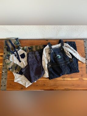 Carter’s Toddler Dinosaur sets: Hoodie and Overalls
